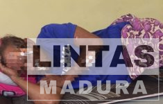 Kondisi korban terbaring lemas usai menjalani perawatan medis. (Dok: lintasmadura)